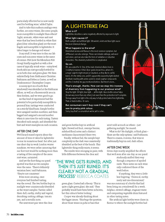 Imbibe Magazine July/Aug 2016 | Your Starter for Ten | Christopher Cooper | Wine Writer