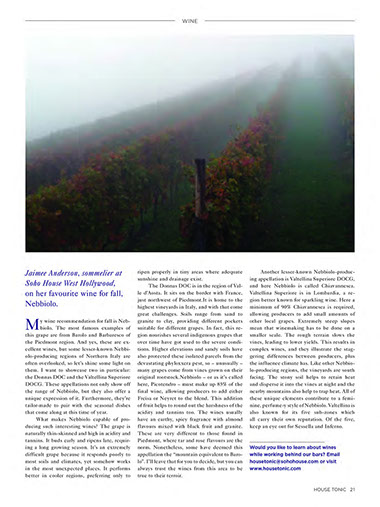 House Tonic Magazine 11 | Fallternatives | Christopher Cooper | Wine Writer