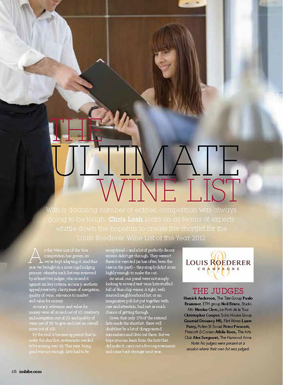 Imbibe Magazine July/Aug 2016 | Your Starter for Ten | Christopher Cooper | Wine Writer