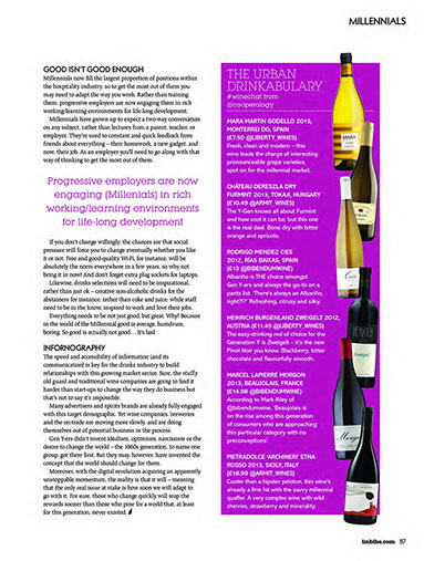 Imbibe Magazine July/Aug 2015 | #generationwine | Christopher Cooper | Wine Writer